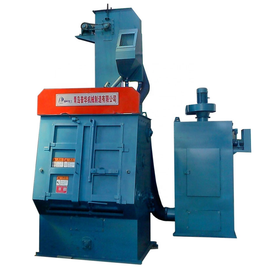 Vertical Q32 Shot Blasting Machine ine Huru Capacity